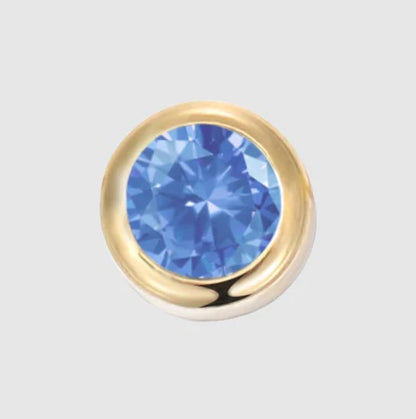 Luisa Luxe Personalised Birthstone Charm Necklace (Birthstone Charm only)