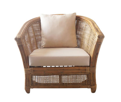 Cayman Rattan Armchair With Cushions