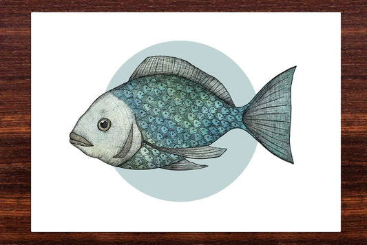 Fish Scales Art Print (A3)
