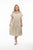 Linen Dress With Collar- Fog