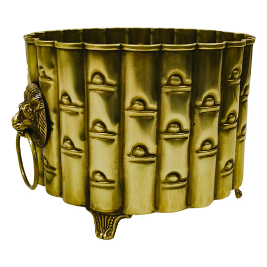 East Indies Brass Pot Holder Planter