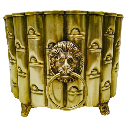 East Indies Brass Pot Holder Planter