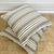 Armani Platinum Stripe Outdoor Cushion Cover 50 cm