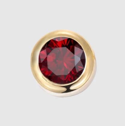 Luisa Luxe Personalised Birthstone Charm Necklace (Birthstone Charm only)