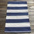 Outdoor Small Mat – Denim Deck Stripe