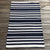 Outdoor Small Mat - Navy & White Hampton Stripe