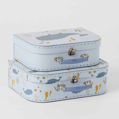 OCEAN SUITCASE SET OF 2