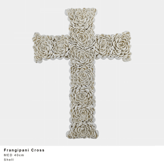 Shell Frangipani Cross