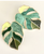 Luxe Palm Leaf earrings