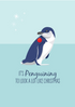 Christmas Card - Little Blue Penguin
