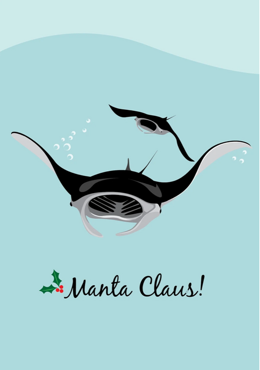 Christmas Card - Manta Ray