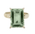 Sterling Silver Green Amethyst Ring