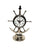 Table Clock Anchor and Ship Wheel