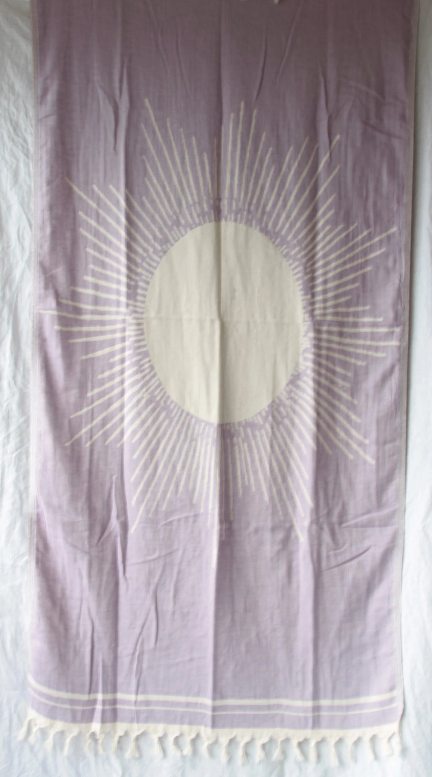 Turkish Towel Sun Pattern- Purple