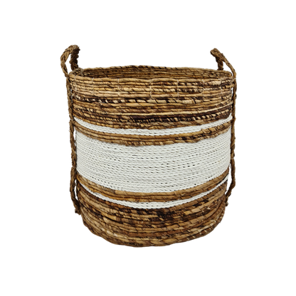 Baskets- Agustin White - Set of 4