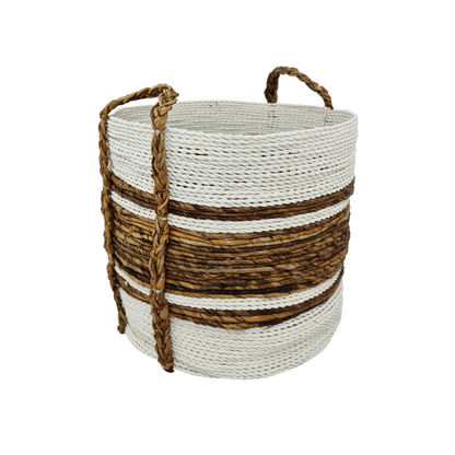 Baskets- Agustin White - Set of 4