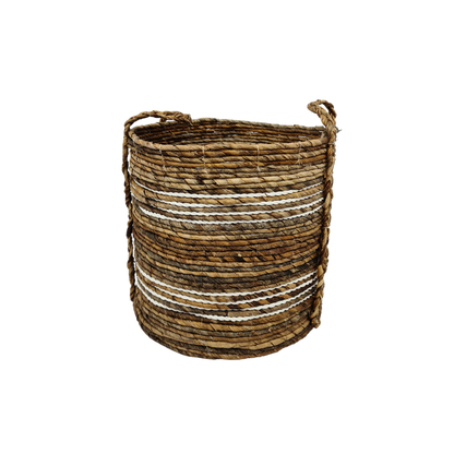 Baskets- Agustin White - Set of 4