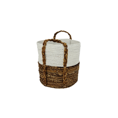 Baskets- Agustin White - Set of 4