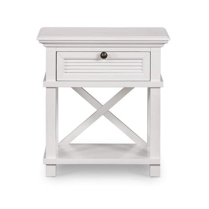 West Beach Bedside Table White - preorder