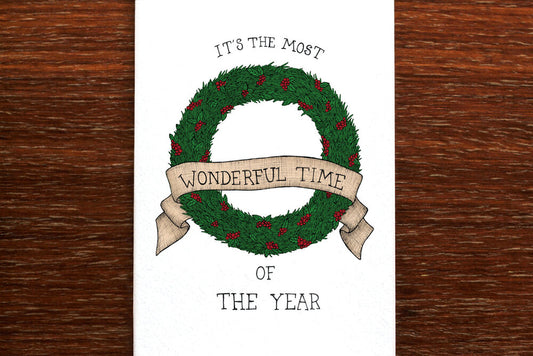 Wonderful Time Of The Year Greeting Card