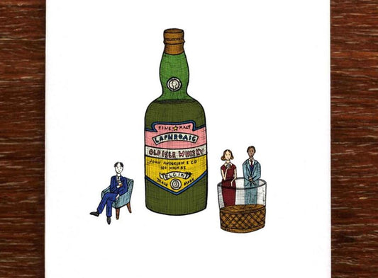 Whisky O'Clock Greeting Card