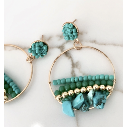 Corsica Turquoise Earrings