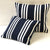 Hampton Stripe Outdoor Cushion Cover 50 cm