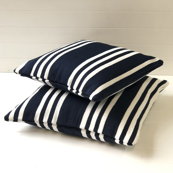 Hampton Stripe Outdoor Cushion Cover 50 cm