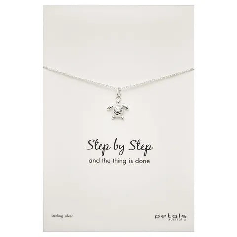 Petals Turtle Necklace