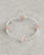 Petals Rose Quartz 4 stone bracelet