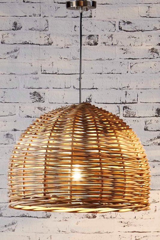 Rattan Small Hanging Pendant 50cm x 30cm