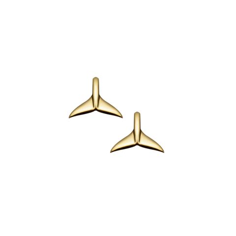 Petals Whale Tail Stud Earring (Various)