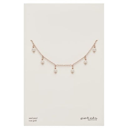 Petals Seed Pearl Necklace