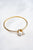 Gold Bracelet With Freshwater Pearl Charm
