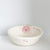 Handmade Personalised Ceramic Little Bowl with Name and Pink Tag