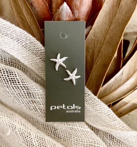 Petals Starfish Stud Earrings