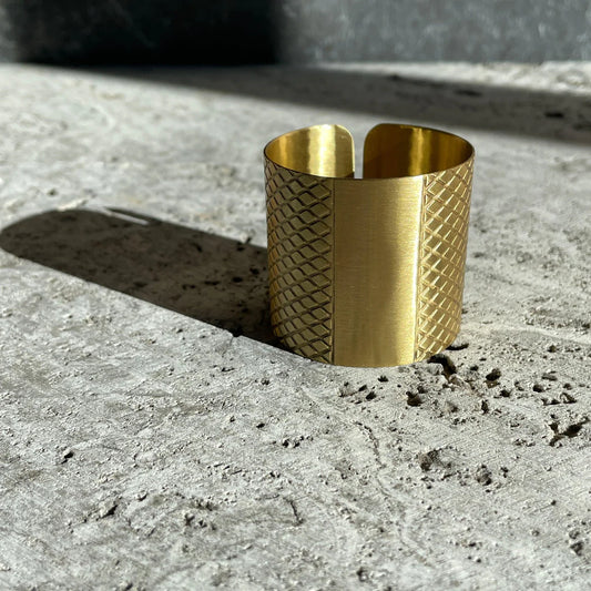 Havana Spirit Name Decanter Cuff- Brass