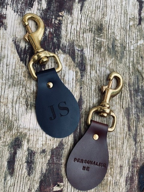 PERSONALISED Heavy Brass Keyring - pre order