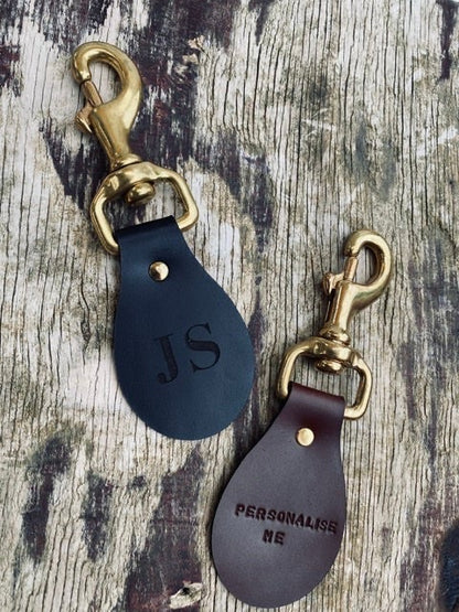 PERSONALISED Heavy Brass Keyring - pre order