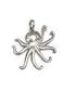 Octopus Silver Pendant