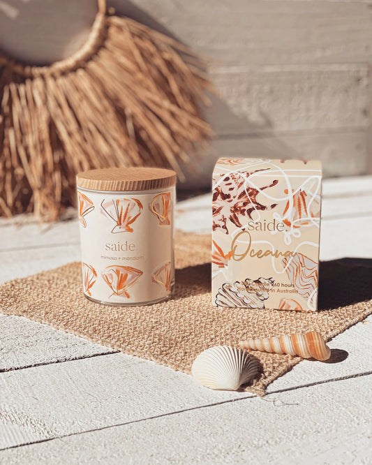 Oceana Large Candle - Mimosa + Mandarin