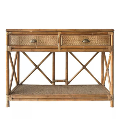 Cayman Small Rattan Console