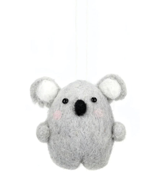 Wool Hanging Koala