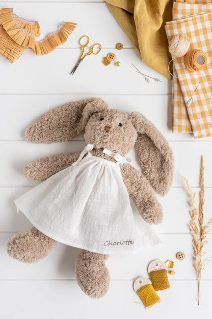 Mrs Honey Bunny White/pink/mustard - Make it Personal