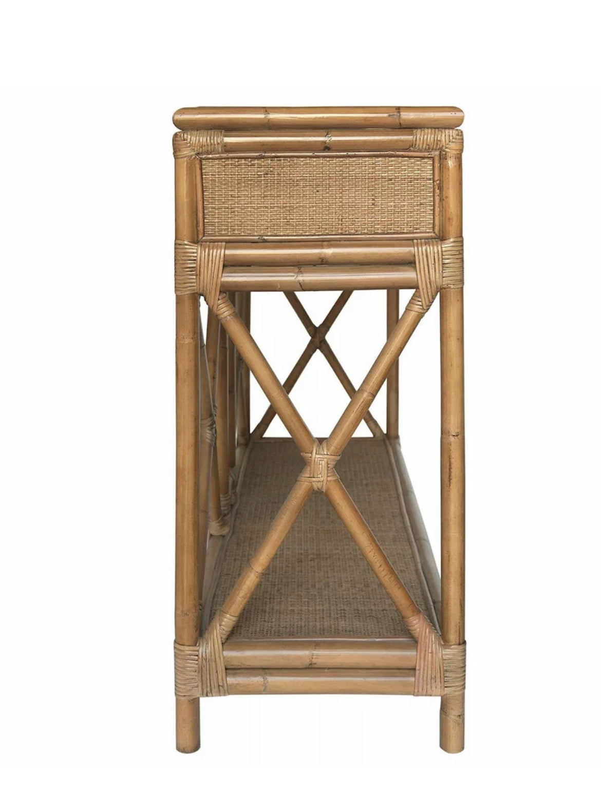 Cayman Small Rattan Console