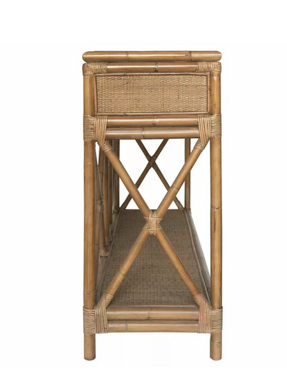 Cayman Small Rattan Console