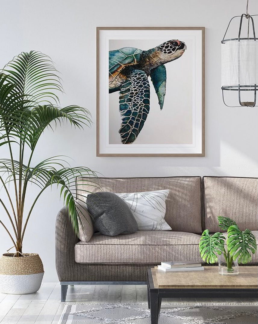 Great Ocean Turtle Wall Art - pre order