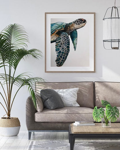 Great Ocean Turtle Wall Art - pre order