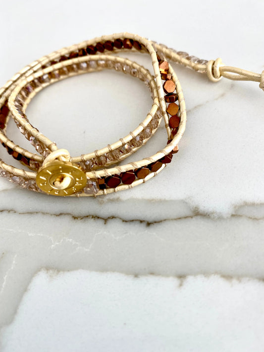 Luxe Gold & Bronze 3 Wrap