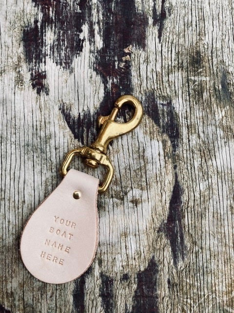 PERSONALISED Heavy Brass Keyring - pre order